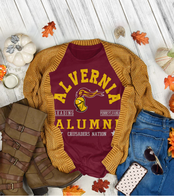 Alvernia Alumni Reading Pennsylvania Crusaders Nation T-Shirt