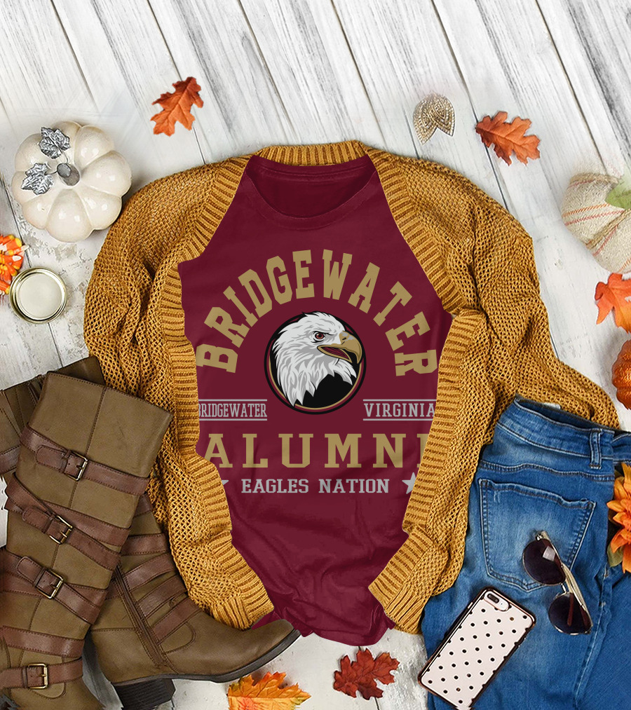 Bridgewater Virginia Alumni Eagles Nation T-Shirt