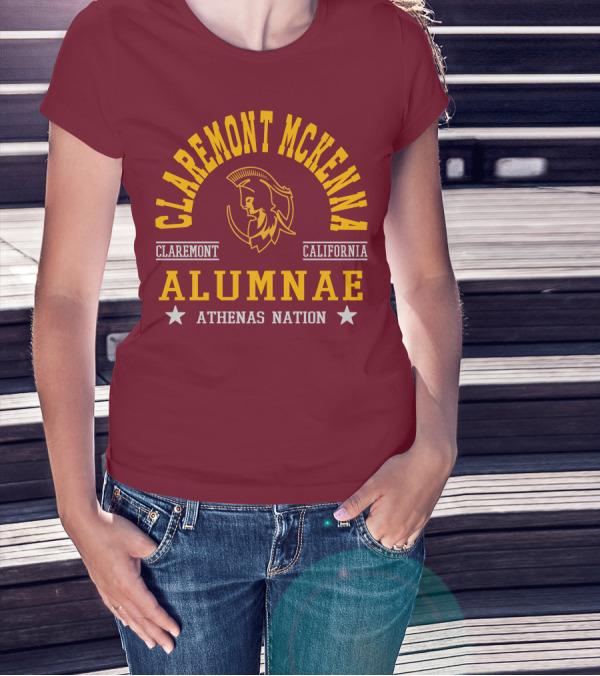 Claremont McKenna Alumnae Athenas Nation California T-Shirt