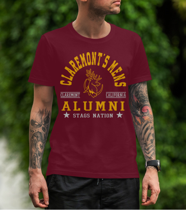 Claremont's Mens California Alumni Stags Nation T-Shirt