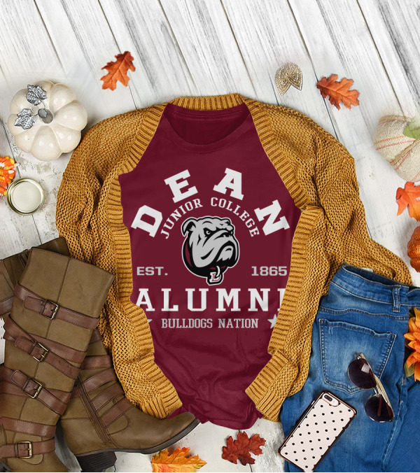 Dean Junior College Alumni Bulldogs Nation Est. 1865 T-Shirt