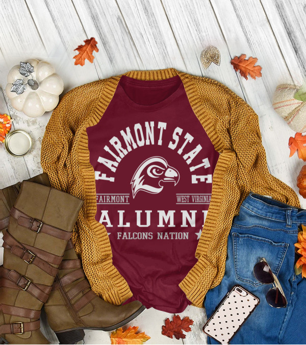 Fairmont State Alumni Falcons Nation West Virginia T-Shirt