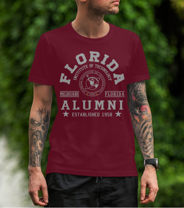 Florida Institute Of Technology Alumni Established 1958 Melbourne Florida T-Shirt