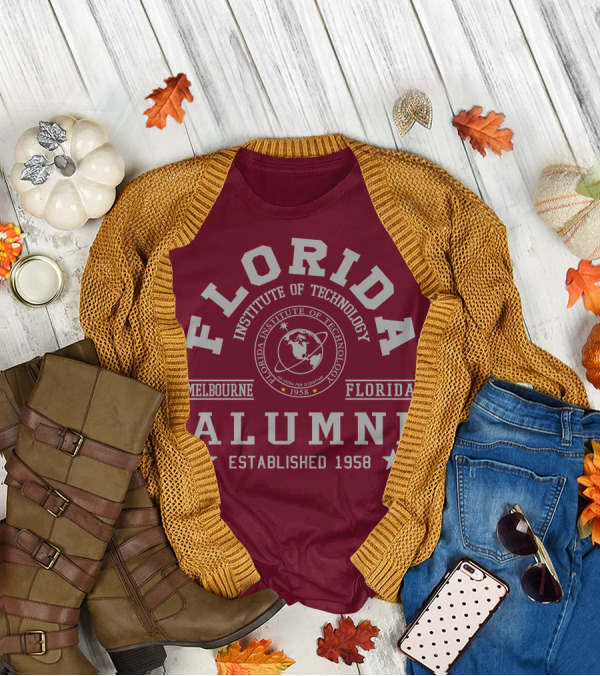 Florida Institute Of Technology Alumni Established 1958 Melbourne Florida T-Shirt