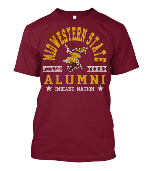 Midwestern State Alumni Wichita Falls Texas Indians Nation T-Shirt