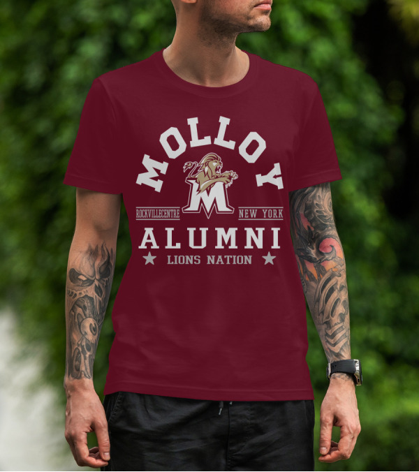 Molloy College Rockville Centre New York Alumni Lions Nation T-Shirt