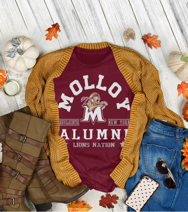 Molloy College Rockville Centre New York Alumni Lions Nation T-Shirt