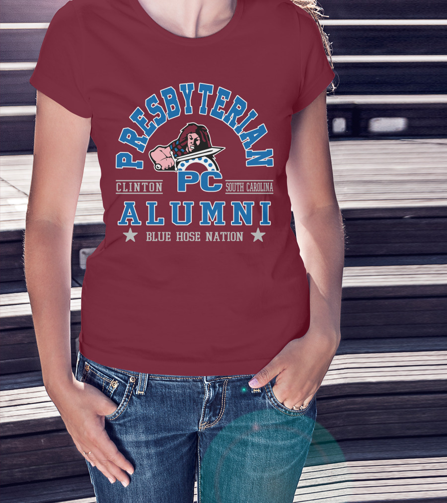 Presbyterian College PC Blue Hose Clinton South Carolina Alumni Nation T-Shirt