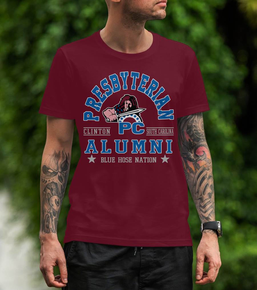 Presbyterian College PC Blue Hose Clinton South Carolina Alumni Nation T-Shirt