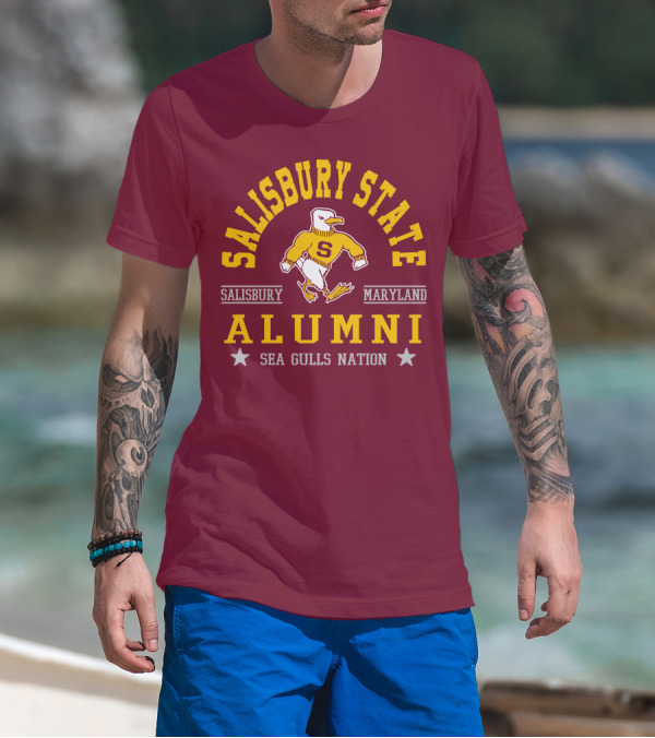 Salisbury State Maryland Alumni Sea Gulls Nation T-Shirt
