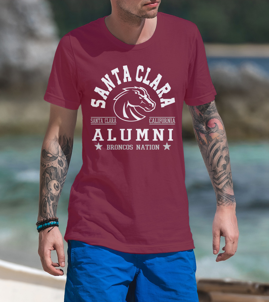 Santa Clara University Alumni Broncos Nation California T-Shirt