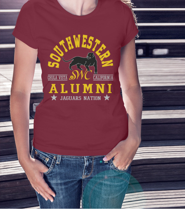 Southwestern Alumni Chula Vista California Jaguars Nation SWC T-Shirt