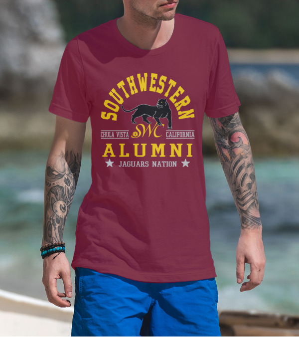 Southwestern Alumni Chula Vista California Jaguars Nation SWC T-Shirt