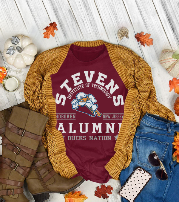 Stevens Institute Of Technology Alumni Hoboken New Jersey Ducks Nation T-Shirt
