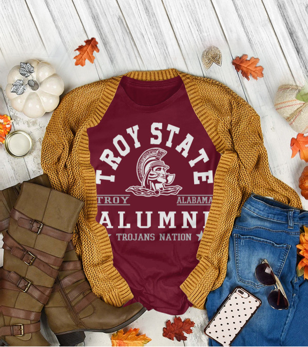Troy State Alumni Trojans Nation Alabama T-Shirt