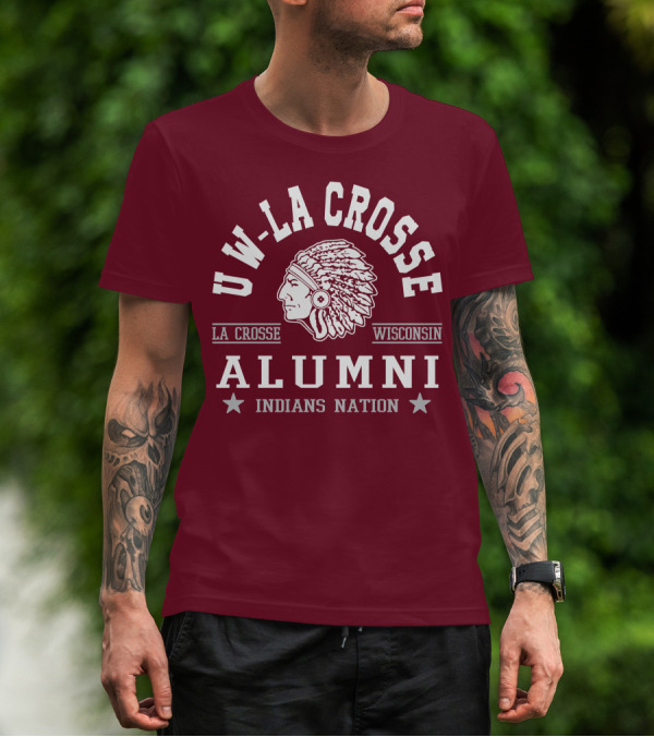 UW-La Crosse Wisconsin Alumni Indians Nation T-Shirt