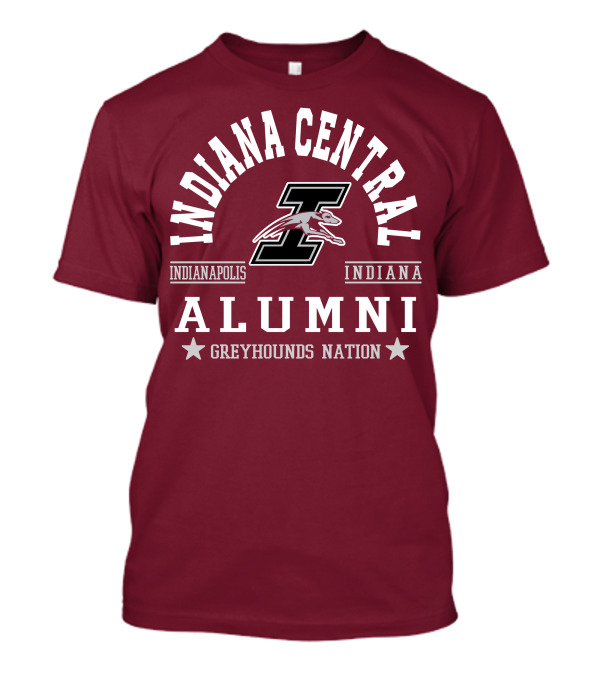Indiana Central Alumni Indianapolis Indiana Greyhounds Nation T-Shirt