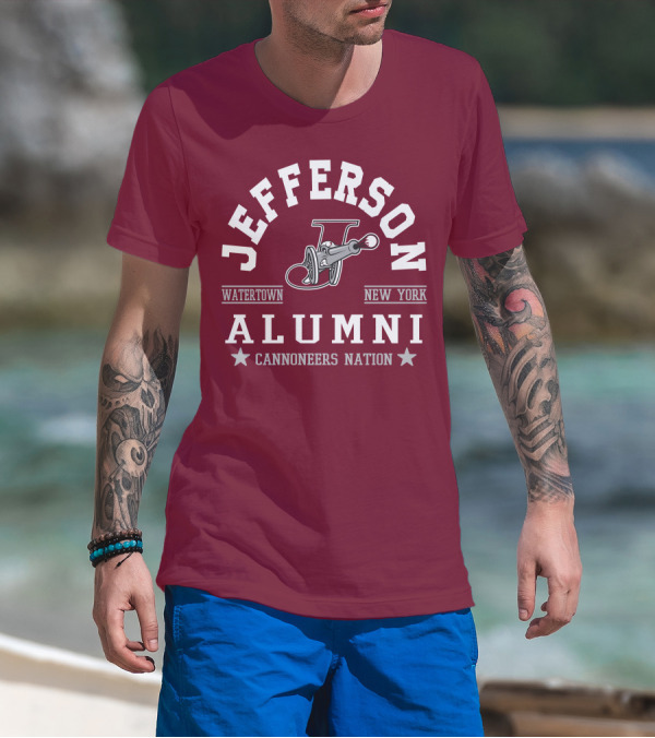 Jefferson Alumni Watertown New York Cannoneers Nation T-Shirt