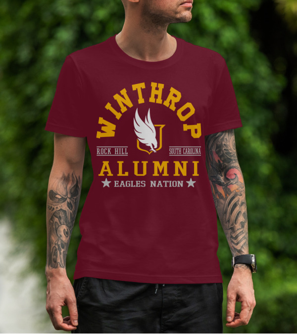 Winthrop Alumni Rock Hill South Carolina Eagles Nation T-Shirt