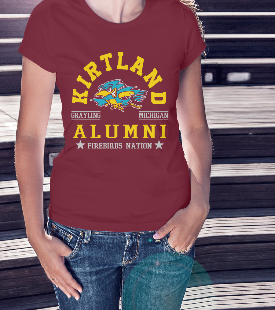 Kirtland Grayling Michigan Alumni Firebirds Nation T-Shirt