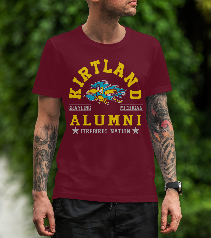 Kirtland Grayling Michigan Alumni Firebirds Nation T-Shirt