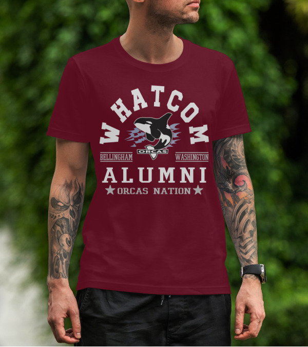 Whatcom Alumni Orcas Nation Bellingham Washington T-Shirt