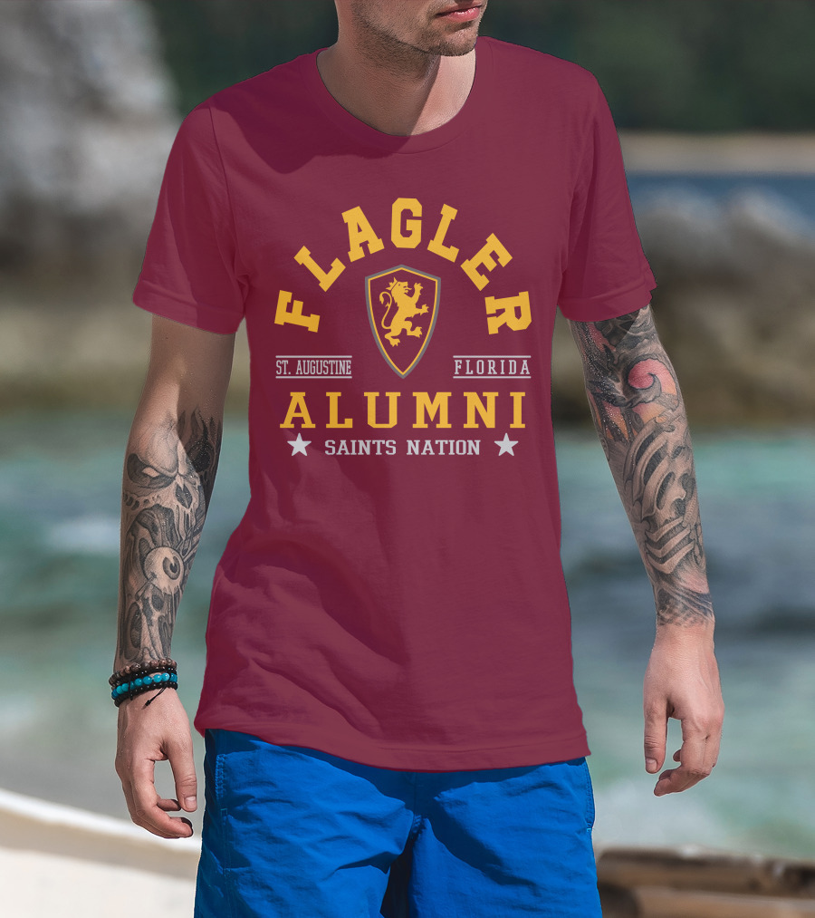 Flagler Alumni St. Augustine Florida Saints Nation T-Shirt