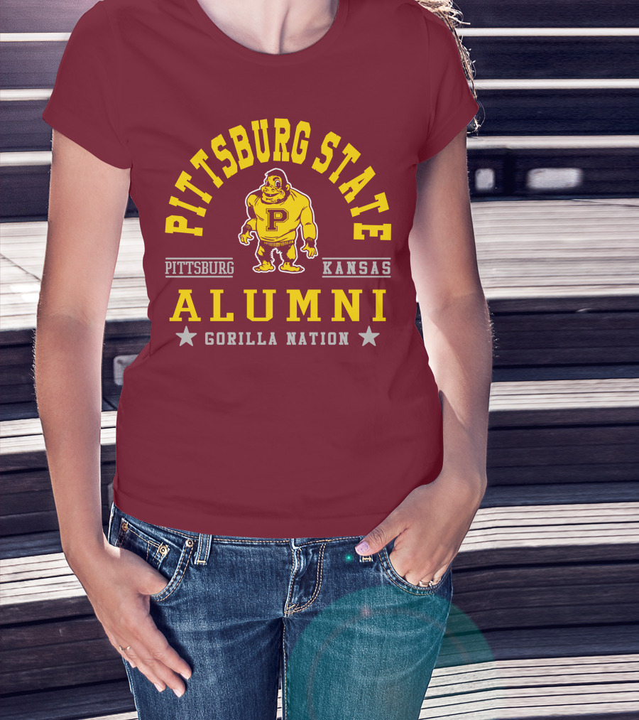 Pittsburg State Alumni Gorilla Nation Kansas T-Shirt
