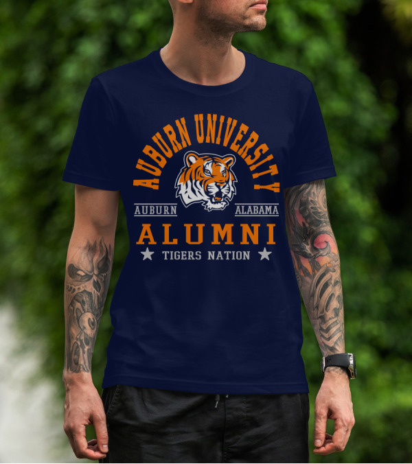 Auburn University Alumni Tigers Nation Auburn Alabama T-Shirt