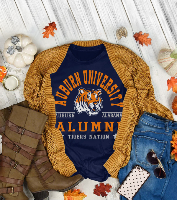 Auburn University Alumni Tigers Nation Auburn Alabama T-Shirt