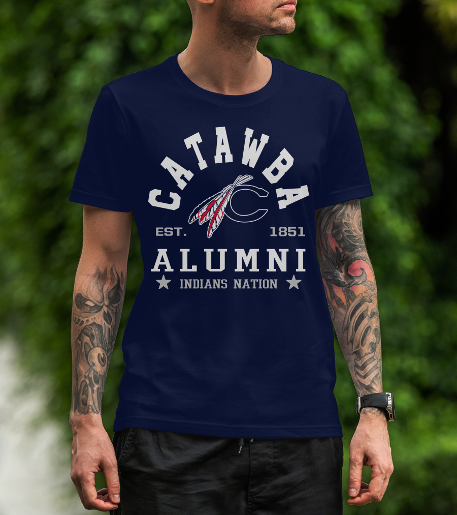 Catawba Alumni Indians Nation Est. 1851 T-Shirt