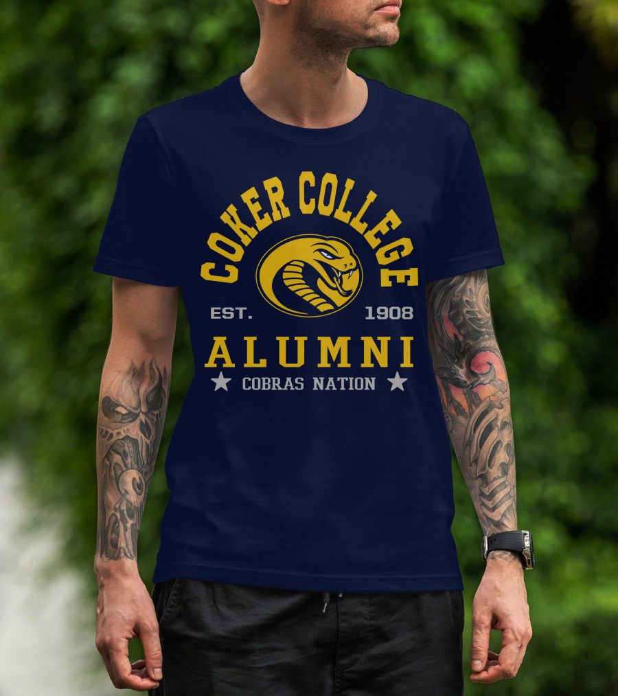 Coker College Alumni Cobras Nation Est. 1908 T-Shirt