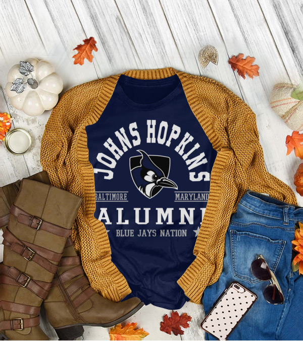 Johns Hopkins Alumni Blue Jays Nation Baltimore Maryland T-Shirt