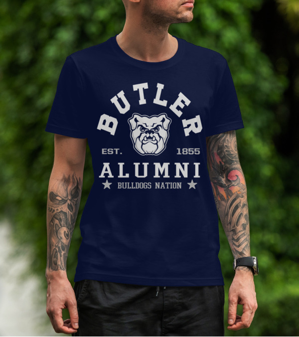 Butler Alumni Bulldogs Nation Est. 1855 T-Shirt