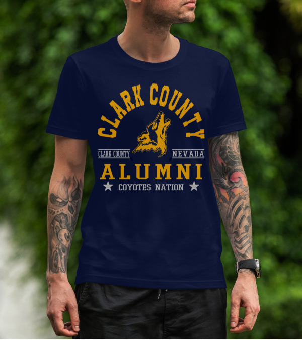 Clark County Nevada Alumni Coyotes Nation T-Shirt