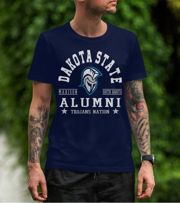Dakota State Alumni Madison South Dakota Trojans Nation T-Shirt