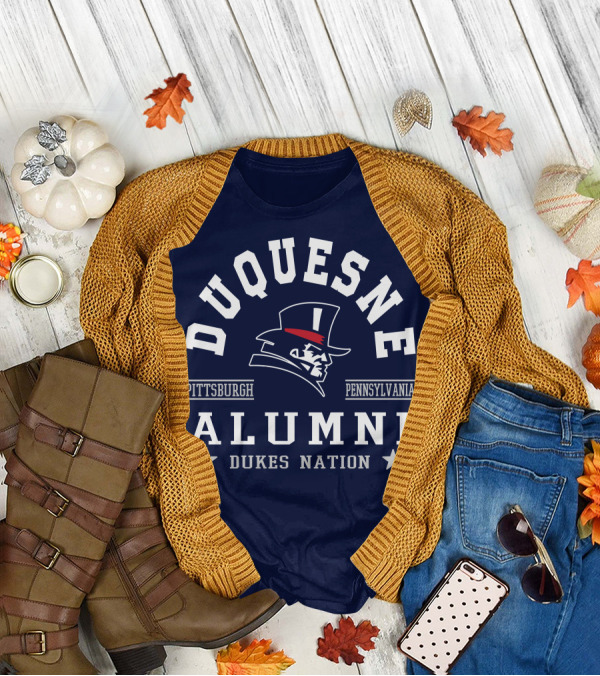 Duquesne Alumni Pittsburgh Pennsylvania Dukes Nation T-Shirt