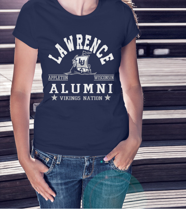 Lawrence Alumni Vikings Nation Appleton Wisconsin T-Shirt