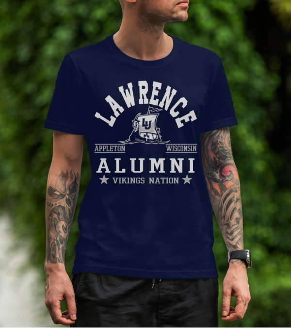 Lawrence Alumni Vikings Nation Appleton Wisconsin T-Shirt