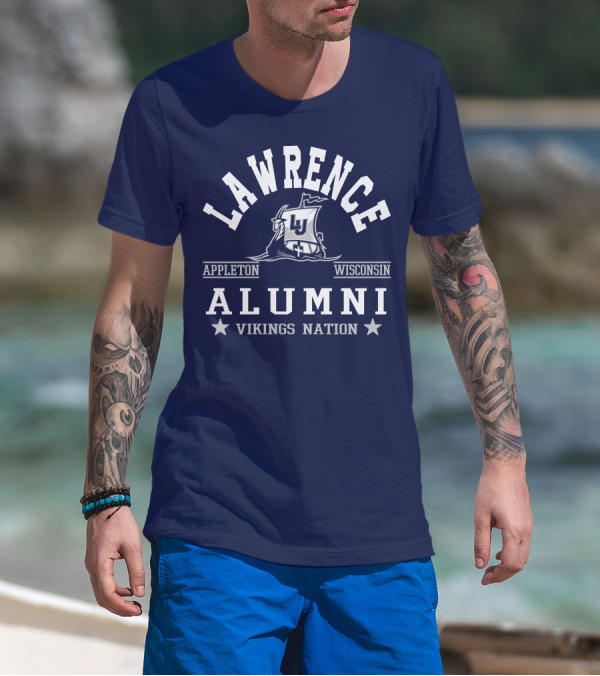 Lawrence Alumni Vikings Nation Appleton Wisconsin T-Shirt