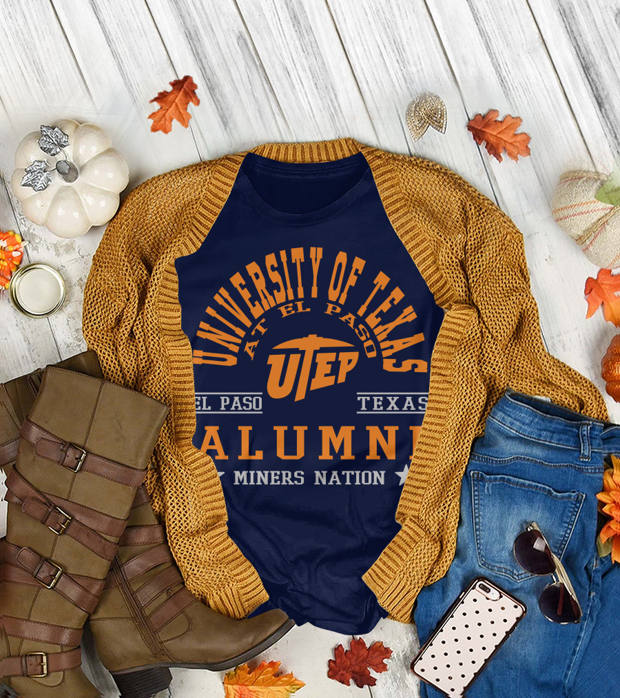 University of Texas at El Paso UTEP Alumni Miners Nation El Paso Texas T-Shirt