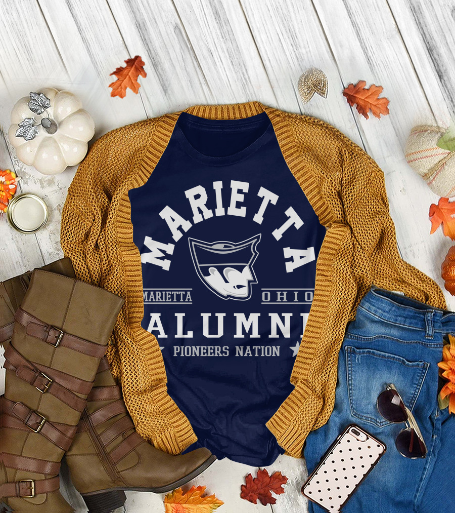 Marietta Ohio Alumni Pioneers Nation T-Shirt