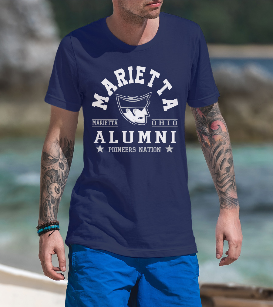 Marietta Ohio Alumni Pioneers Nation T-Shirt