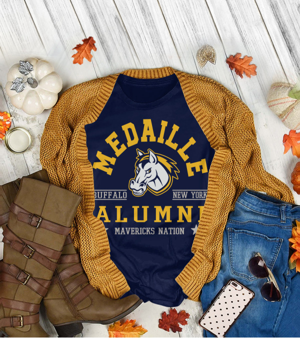 Medaille College Buffalo New York Alumni Mavericks Nation T-Shirt