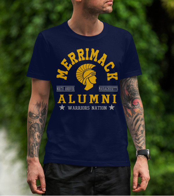 Merrimack College Warriors Nation Alumni North Andover Massachusetts T-Shirt