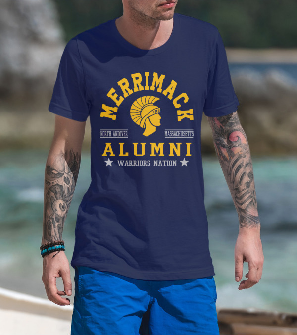 Merrimack College Warriors Nation Alumni North Andover Massachusetts T-Shirt