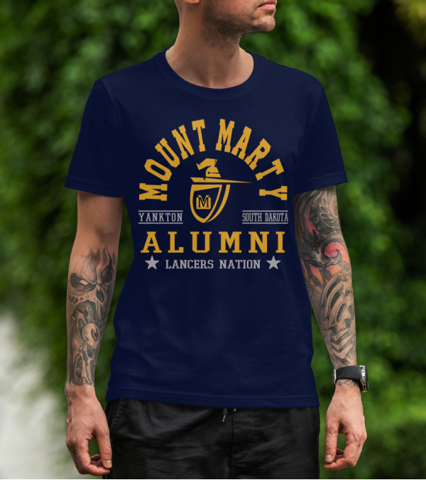 Mount Marty Yankton South Dakota Alumni Lancers Nation T-Shirt