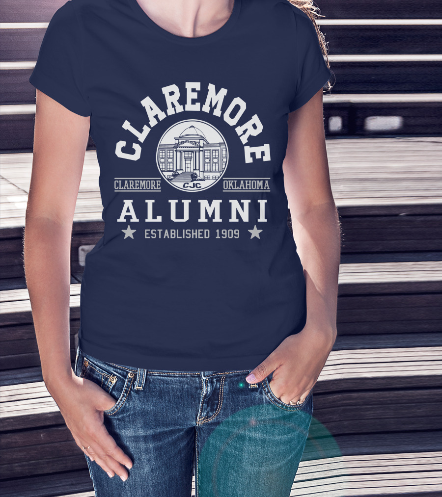 Claremore Oklahoma CJC Alumni Established 1909 T-Shirt