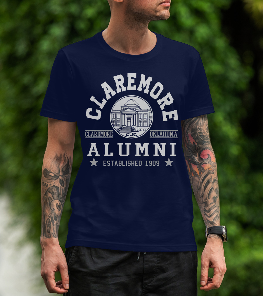 Claremore Oklahoma CJC Alumni Established 1909 T-Shirt