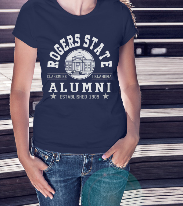 Rogers State Alumni Claremore Oklahoma Established 1909 T-Shirt